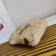 Replica Prada Small Crochet Tote Bag Raffia-effect Yarn Beige Fake