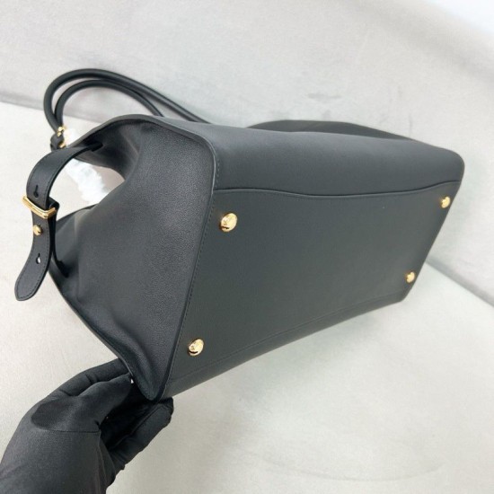 Replica Prada Large Tote Bag with Buckles Black Fake Replica Prada Large Tote Bag with Buckles Black Fake