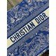 Replica Dior Medium Book Tote Bag Toile de Jouy Reverse Embroidery Blue Fake