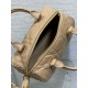 Replica Dior Groove 25 Bag in Biscuit Macrocannage Calfskin Fake