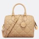 Replica Dior Groove 25 Bag in Biscuit Macrocannage Calfskin Fake