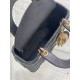 Replica Dior Dioramour Small Lady Dior Bag Cannage Black Fake
