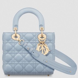Replica Dior Small Lady Dior My ABCDior Bag Blue Fake