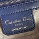 Replica Dior Medium Lady Dior Bag Cannage Blue Fake