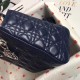 Replica Dior Medium Lady Dior Bag Cannage Blue Fake