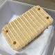 Replica Dior Medium Lady Dior Bag Wicker and Oblique Jacquard Blue Fake
