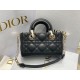 Replica Dior Lady D-Joy Micro Bag Cannage Black Fake
