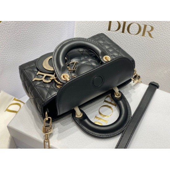Replica Dior Lady D-Joy Micro Bag Cannage Black Fake