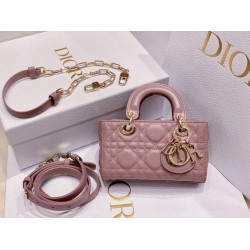 Replica Dior Lady D-Joy Micro Bag Cannage Pink Fake