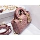 Replica Dior Lady D-Joy Micro Bag Cannage Pink Fake