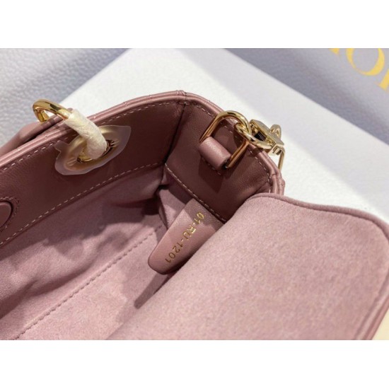 Replica Dior Lady D-Joy Micro Bag Cannage Pink Fake