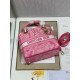 Replica Dior Medium Lady D-Lite Bag Toile de Jouy Reverse Embroidery Pink Fake Replica Dior Medium Lady D-Lite Bag Toile de Jouy Reverse Embroidery Pink Fake