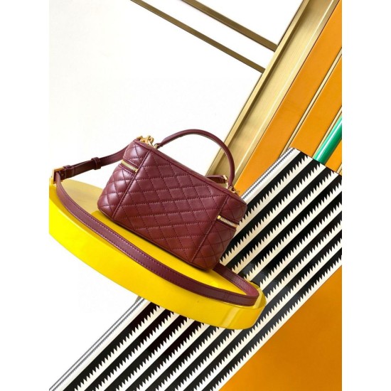 Replica YSL Saint Laurent Gaby Mini Vanity Bag Bordeaux Fake Replica YSL Saint Laurent Gaby Mini Vanity Bag Bordeaux Fake