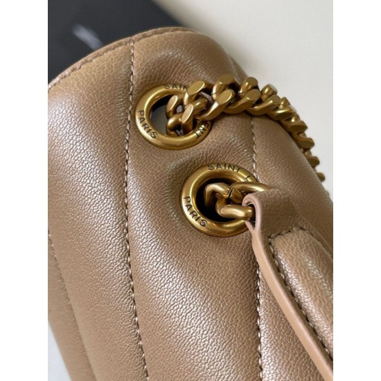 Replica YSL Saint Laurent LouLou Small Bag Matelasse Beige Fake