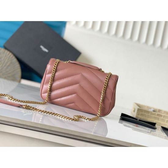 Replica YSL Saint Laurent LouLou Small Bag Hortensia Matelasse Fake Replica YSL Saint Laurent LouLou Small Bag Hortensia Matelasse Fake
