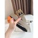 Replica Hermes Romain 35MM Belt Gray/Black Clemence