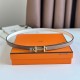 Replica Hermes Gamma 13mm Belt Epsom Taupe Swift White