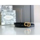 Replica Dior Saddle 20MM Belt Black Fake