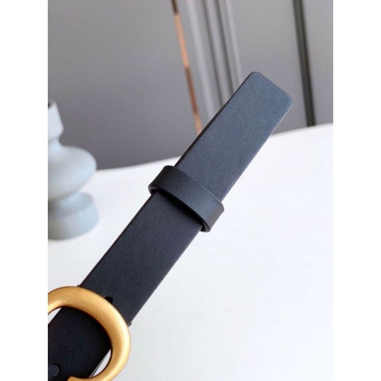 Replica Dior Saddle 20MM Belt Black Fake