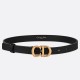 Replica Dior Saddle 20MM Belt Black Fake