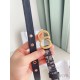 Replica Dior Saddle 20MM Belt Dior Oblique Jacquard Blue Fake