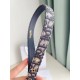 Replica Dior Saddle 20MM Belt Dior Oblique Jacquard Blue Fake