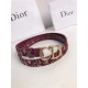 Replica Dior Saddle 20MM Belt Dior Oblique Jacquard Bordeaux Fake