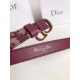 Replica Dior Saddle 20MM Belt Dior Oblique Jacquard Bordeaux Fake