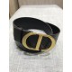 Replica Dior 30 Montaigne 35MM Belt Black Fake