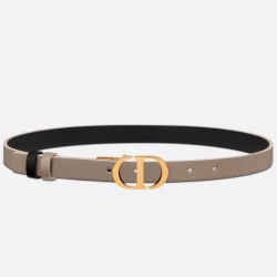 Replica Dior 30 Montaigne Reversible 20MM Belt Grey/Black Fake