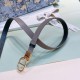 Replica Dior 30 Montaigne Reversible 20MM Belt Grey/Black Fake