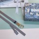 Replica Dior 30 Montaigne Reversible 20MM Belt Grey/Black Fake