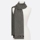 Replica Christian Dior Stole Wool Scarves Black/White Fake