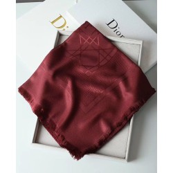 Replica Christian Dior Cannage Shawl 140 cm Bordeaux Fake