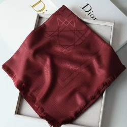 Replica Christian Dior Cannage Shawl 140 cm Bordeaux Fake
