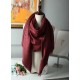 Replica Christian Dior Cannage Shawl 140 cm Bordeaux Fake