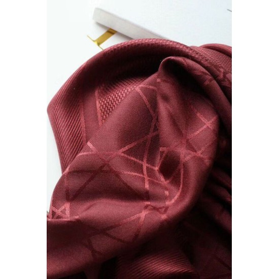Replica Christian Dior Cannage Shawl 140 cm Bordeaux Fake