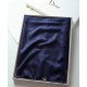 Replica Christian Dior Cannage Shawl 140cm Navy Blue Fake
