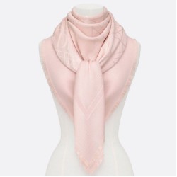 Replica Christian Dior Cannage Shawl 140cm Light Pink  Fake