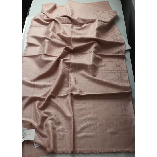 Replica Christian Dior Cannage Shawl 140cm Light Pink  Fake