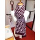 Replica Dior CD Oblique Stole Wool and Cashmere Bordeaux Fake