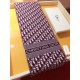 Replica Dior CD Oblique Stole Wool and Cashmere Bordeaux Fake