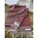 Replica Dior Oblique Scarf Cashmere Burgundy Fake