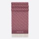 Replica Dior Oblique Scarf Cashmere Burgundy Fake