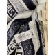 Replica Dior Oblique Blanket Wool and Angora Navy Blue Fake