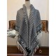 Replica Dior 30 Montaigne Blanket Houndstooth Cashmere and Wool Fake