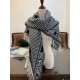 Replica Dior 30 Montaigne Blanket Houndstooth Cashmere and Wool Fake