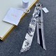 Replica Dior Toile de Jouy Sauvage Mitzah Scarf Silk Twill Blue Fake