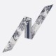 Replica Dior Toile de Jouy Sauvage Mitzah Scarf Silk Twill Blue Fake