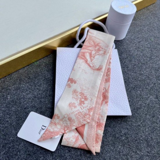 Replica Dior Toile de Jouy Sauvage Mitzah Scarf Silk Twill Pink Fake